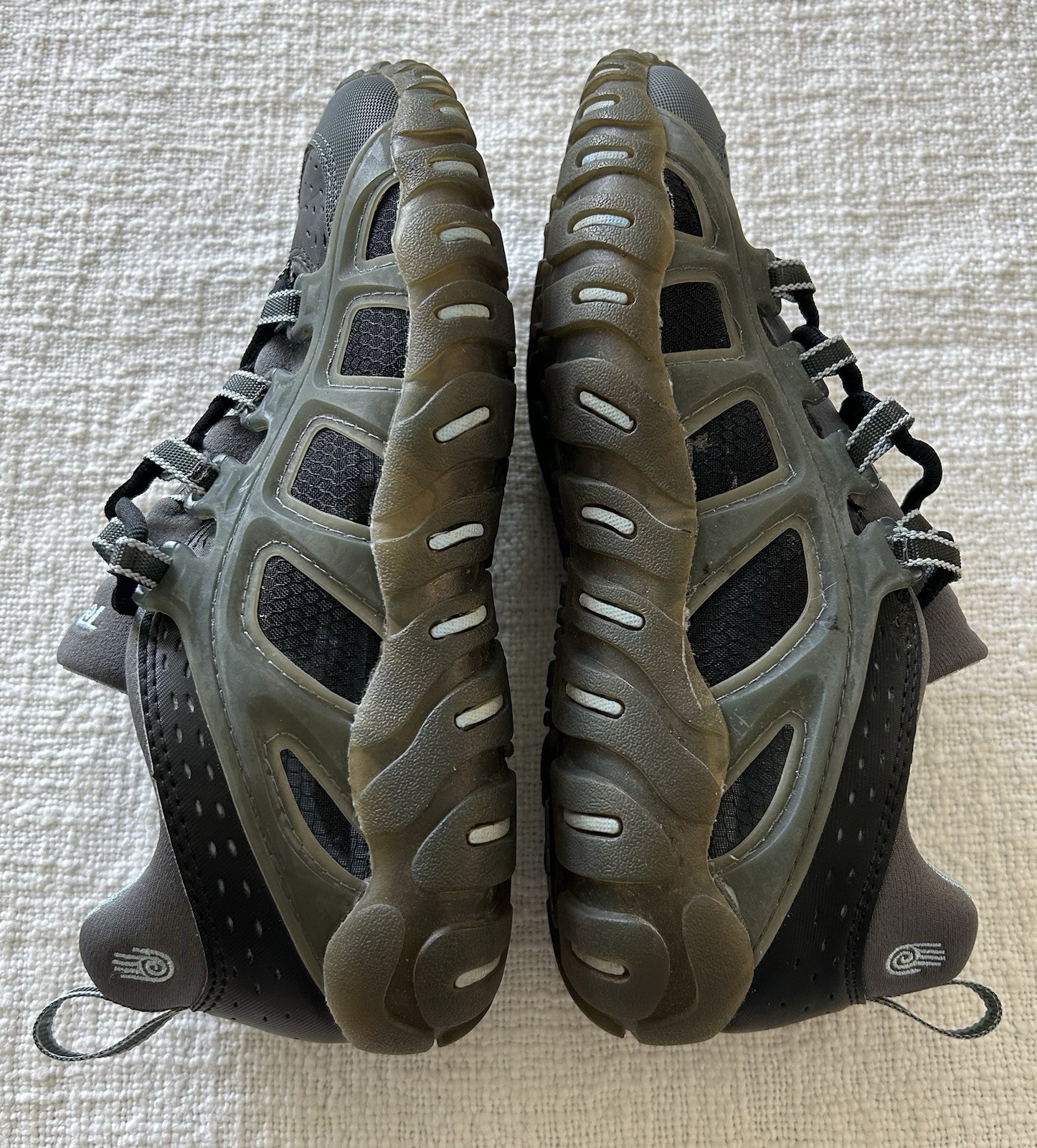 TEVA Size 8 Womens Gamma Hydro Sport Water Hiking Shoes Gray Blue EUC