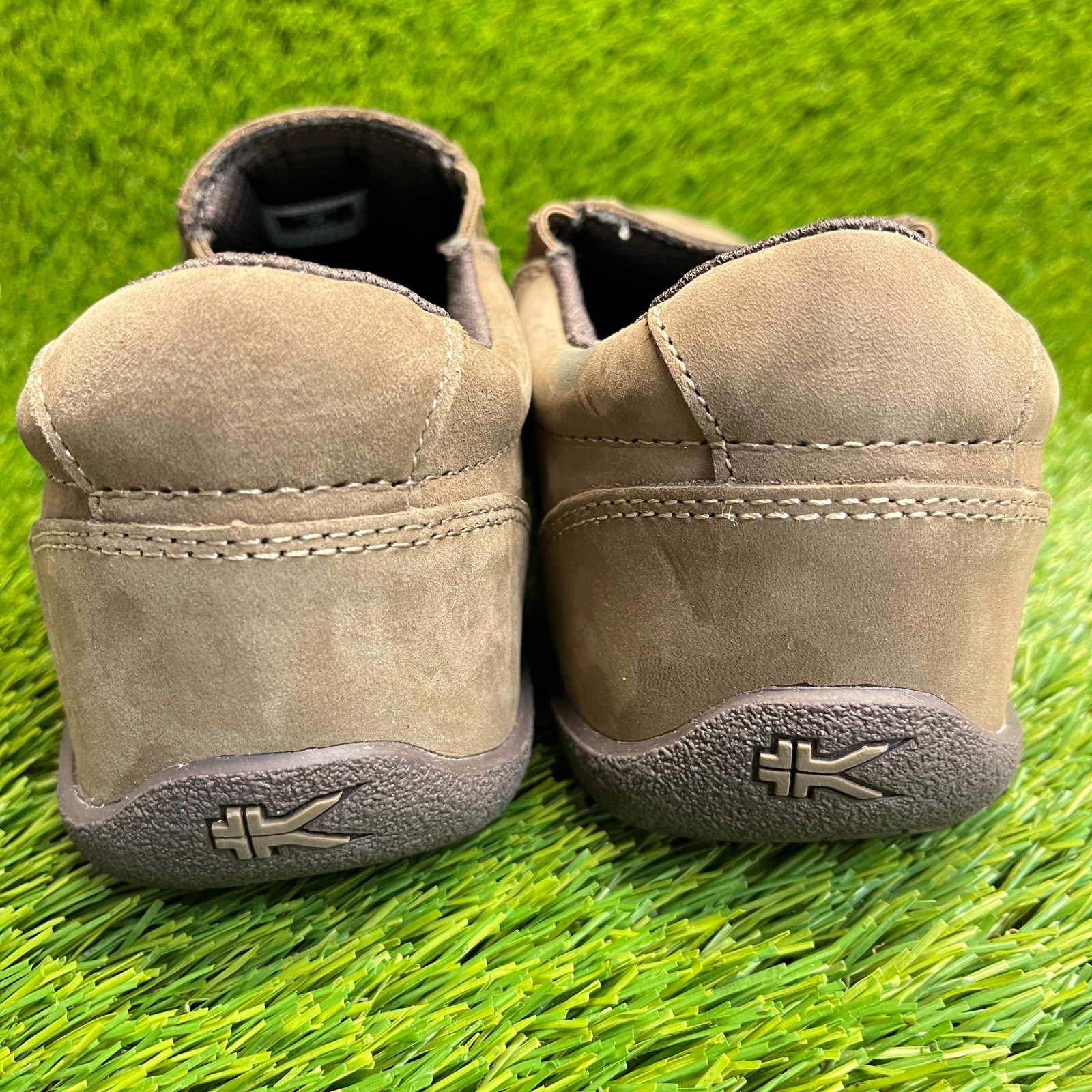 Kuru Kivi Womens Size 9D Brown Classic Walking Outdoor Leather Slip On Shoes