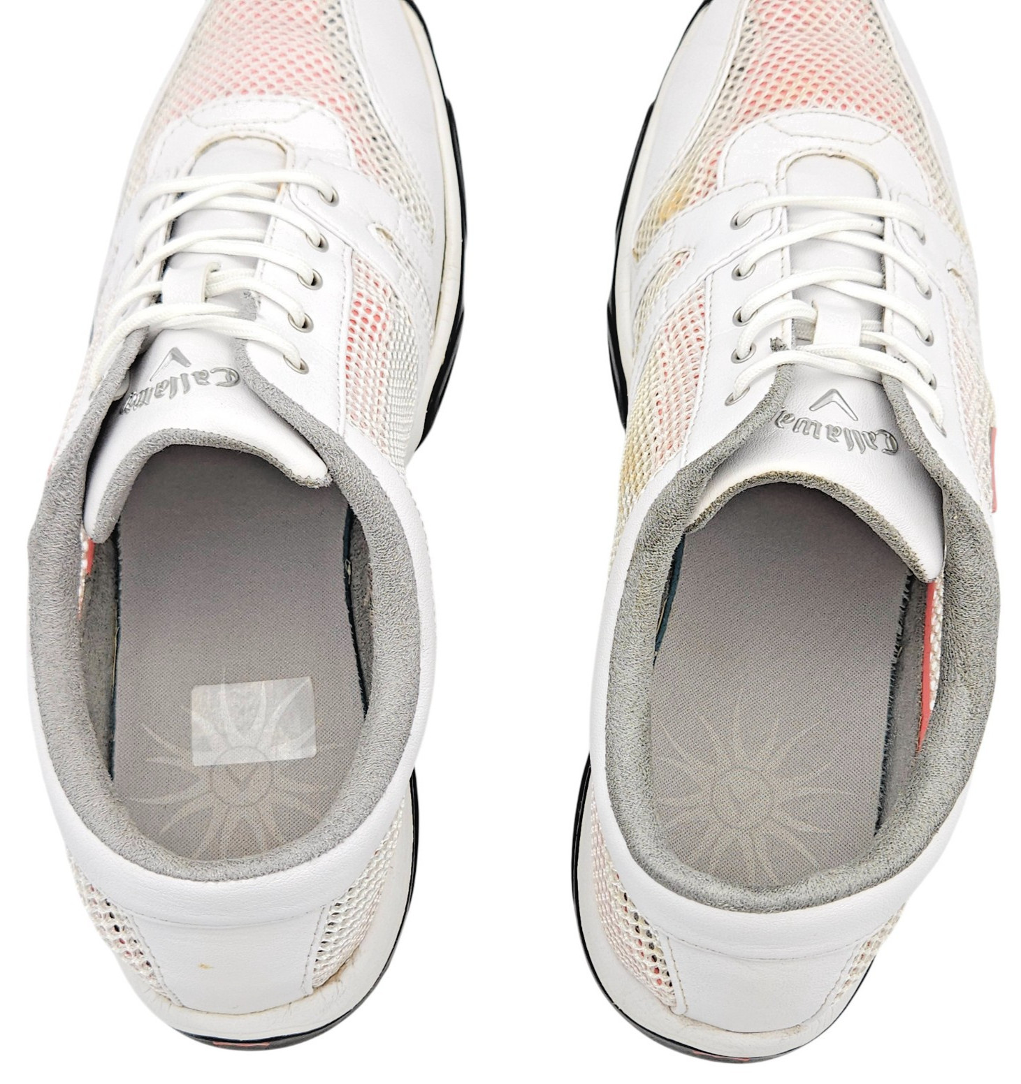 Callaway Golf Shoes Womens Size US 10 W480-13 Mesh OrthoLite Soft Spikes White
