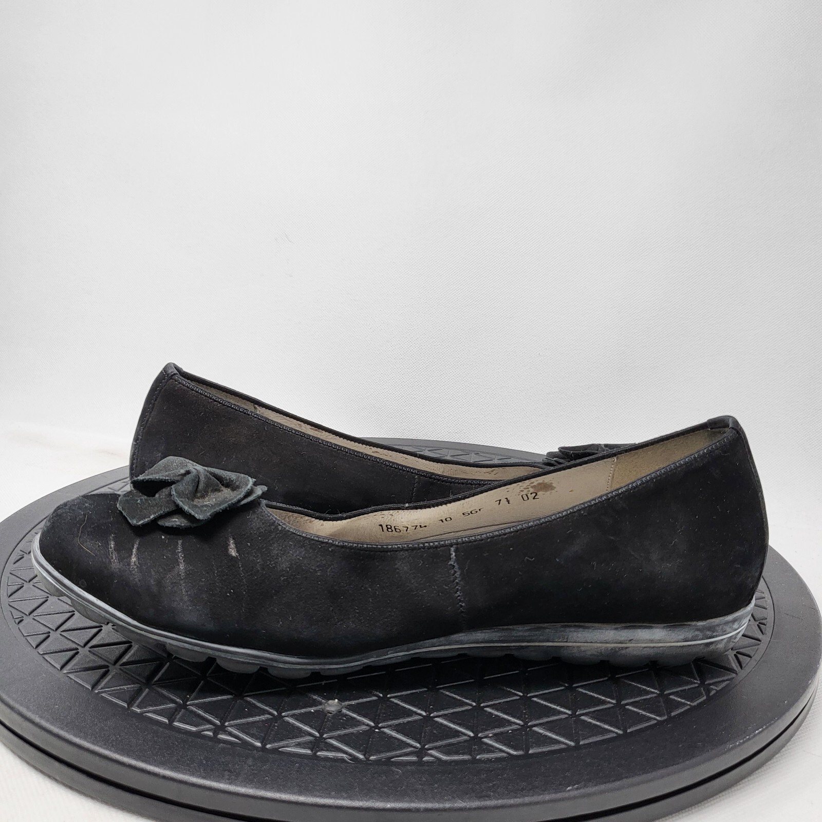 Waldlaufer Women Size UK 7 1/2 / US 10 Black Leather Comfort Shoes