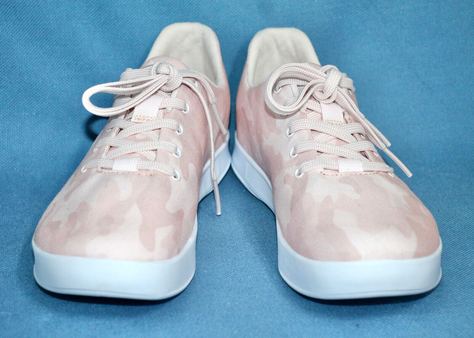 NOBULL Pink Camo CanvasTrainer Sneaker Women 8.5 Men 7 Low Top Lace Up