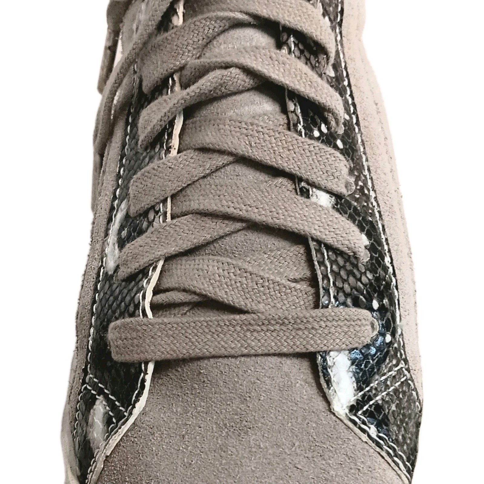 Blondo Snake Waterproof Casual Sneakers Size W 7.5 Fashionable Edgy EUC