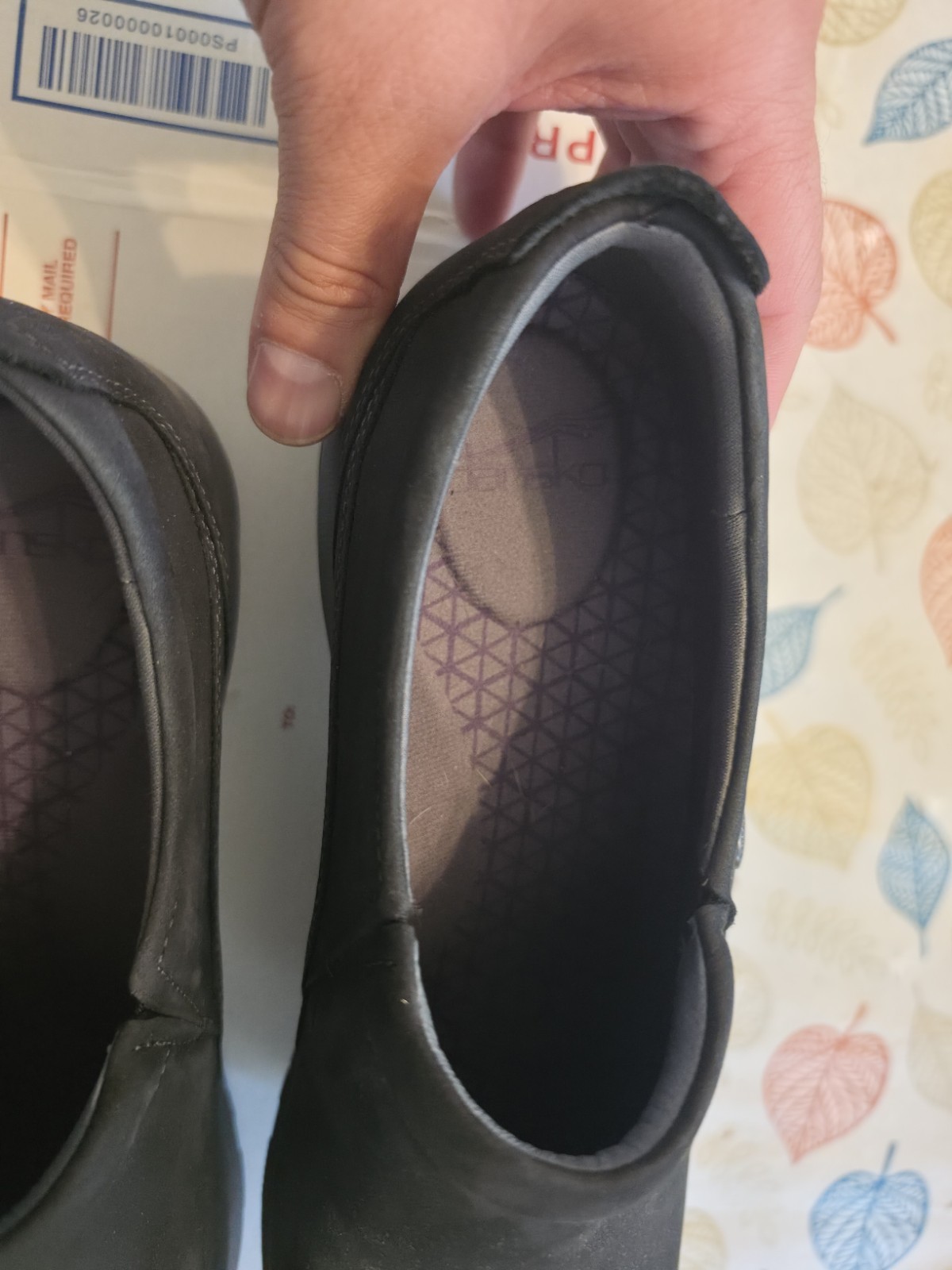 Dansko Patti Women’s Casual Shoes, Black Milled Nubuck, W41 10.5