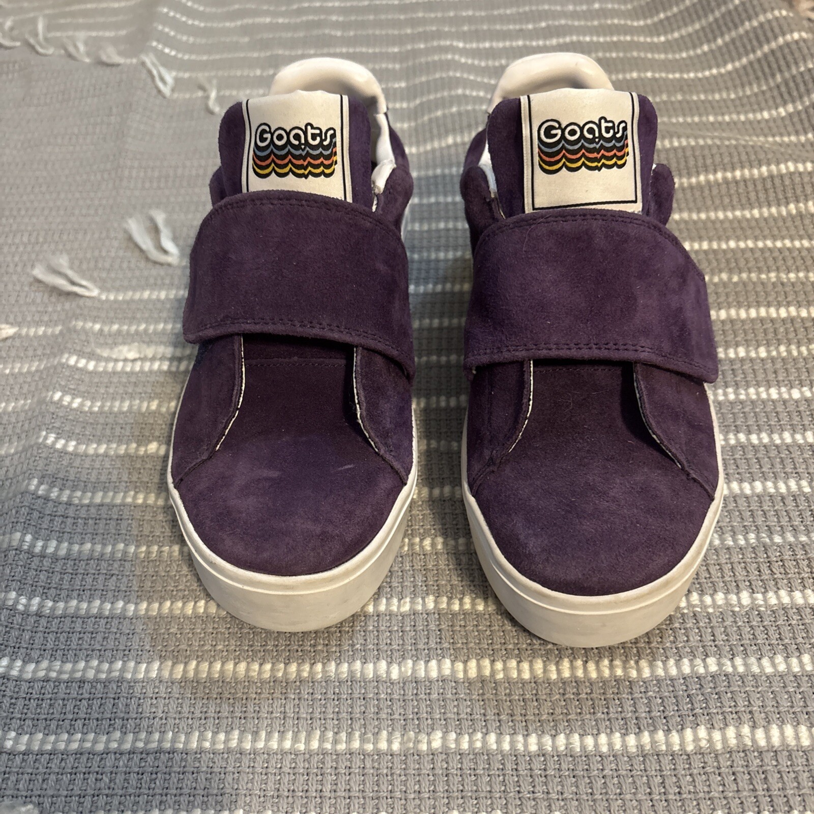 Goats Purple Suede “The 918” Platform Slip-on Sneakers W size 2 / kids size 1-2