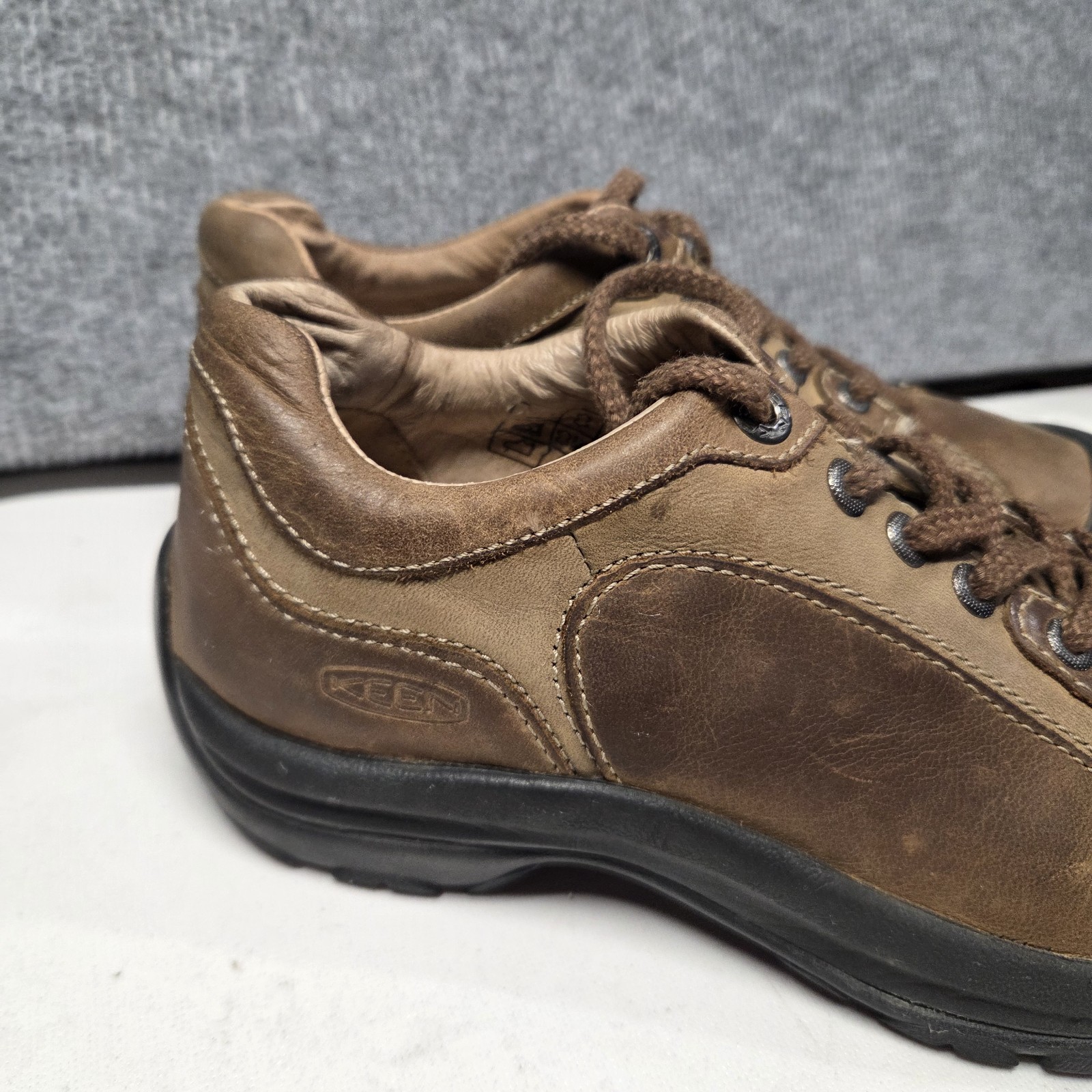 Keen Presidio Shoes Women’s 7 Brown Leather Comfort Walking Hiking Sneakers