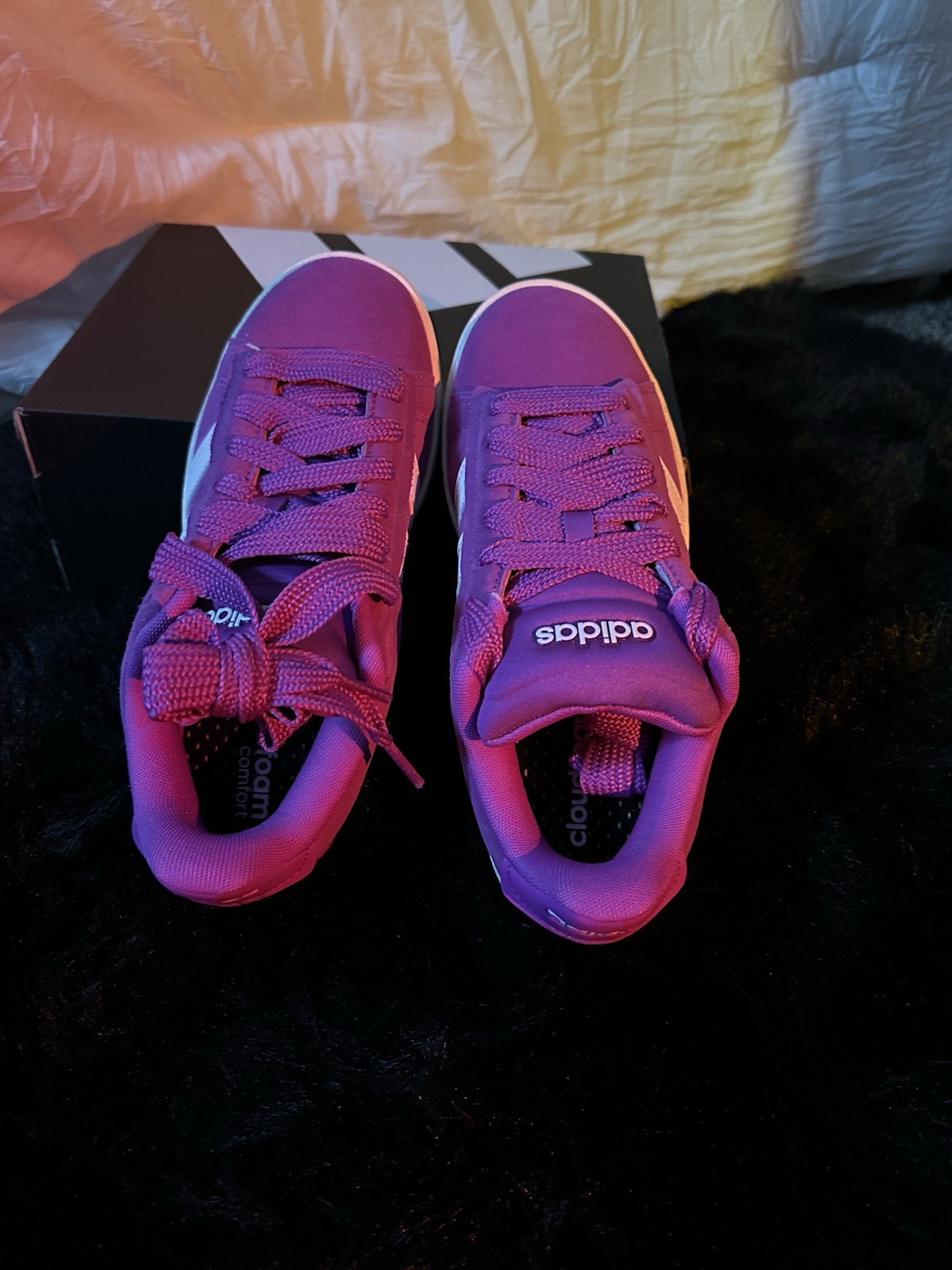 Adidas Grand Court Alpha 00s Purple Size 6.5W Brand New With Box