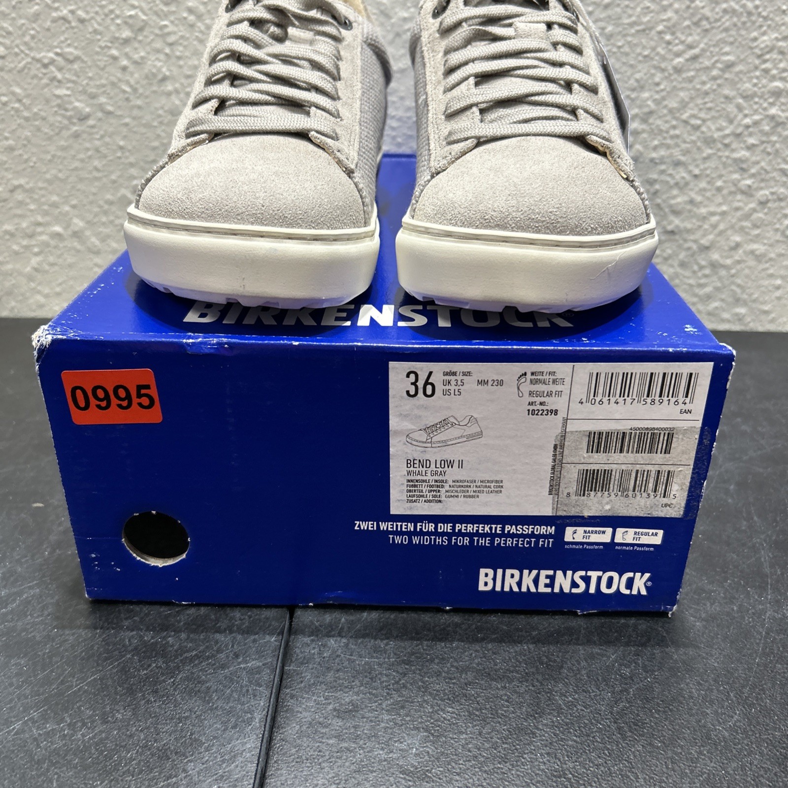 Birkenstock Bend Low ll Whale Gray EU 36 US Women’s 5