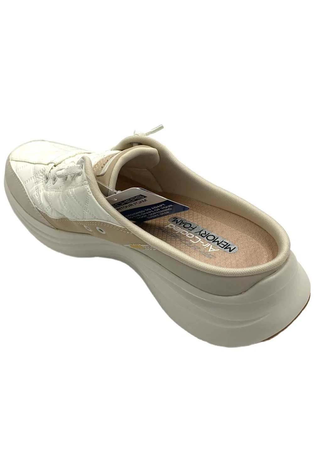 Skechers Women’s Contour Foam Sweet Embrace Sneakers White/Natural
