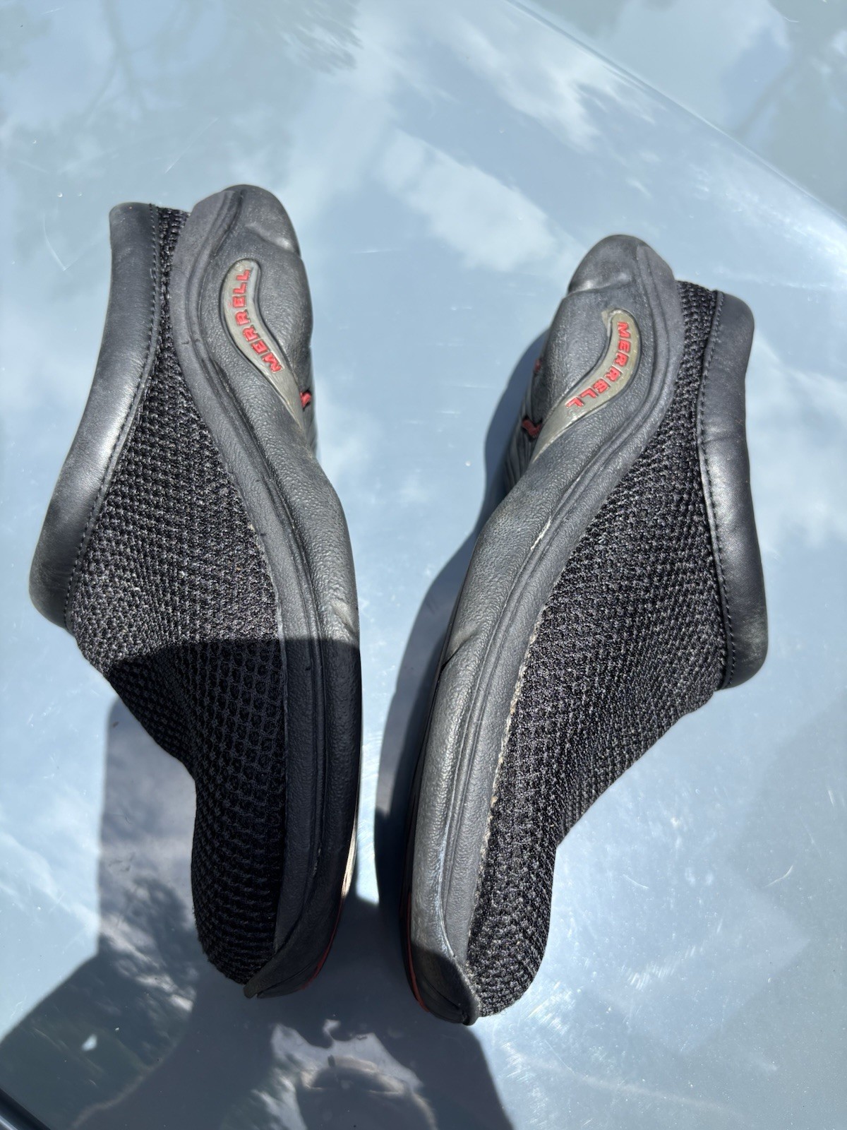 Merrell Black Slip-On Clogs Encore Breeze Mesh Walking Hiking Women’s 6.5