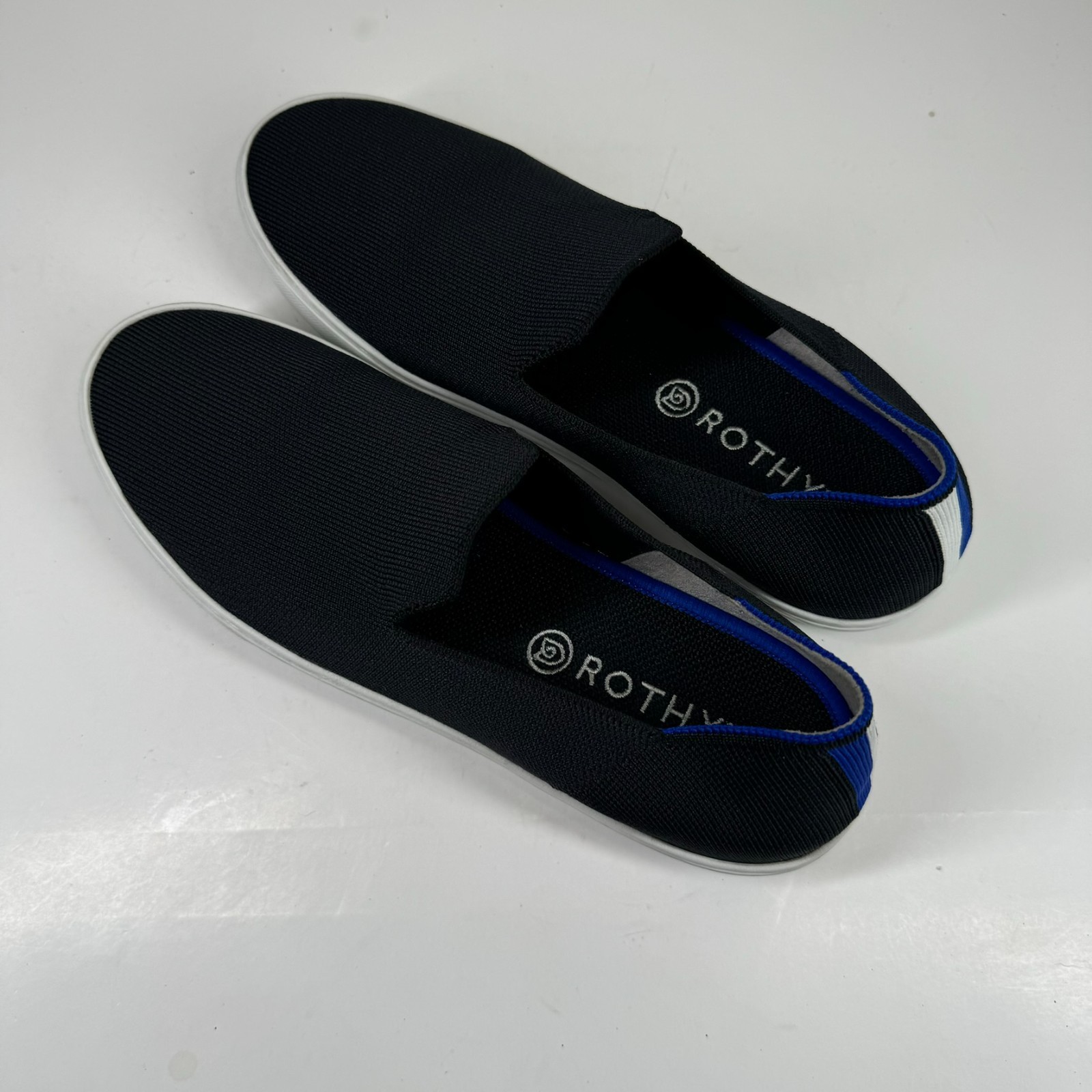 Rothy’s The Original Women’s US 11 Black Knit Comfort Casual Slip-On Sneaker