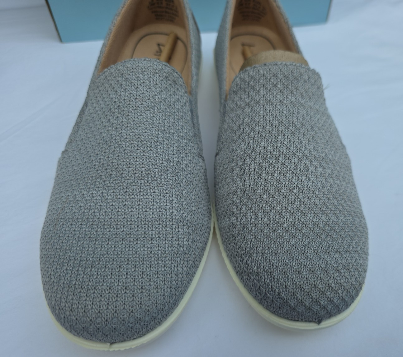 Lifestride Women’s Next Level Slip On Walking Shoes Gray/White Sz:8.5 New w/box