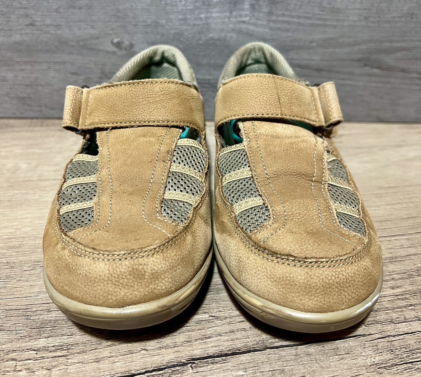 Orthofeet Sarasota 872 Beach Tan Comfort Walking Shoes Women’s 9.5 Wide