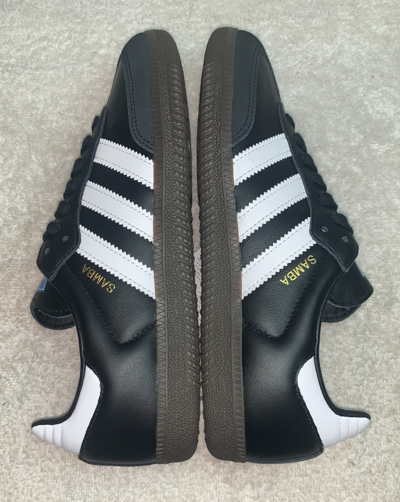 ADIDAS ORIGINALS SAMBA OG W CASUAL SNEAKERS WOMENS SZ 8 BLACK WHITE IG9031 NIB