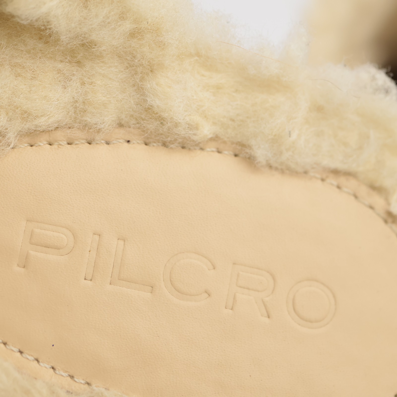 Anthropologie Pilcro Womens Clog Size 10 Gray Snake Wooden Heel Sherpa Shoe Mule