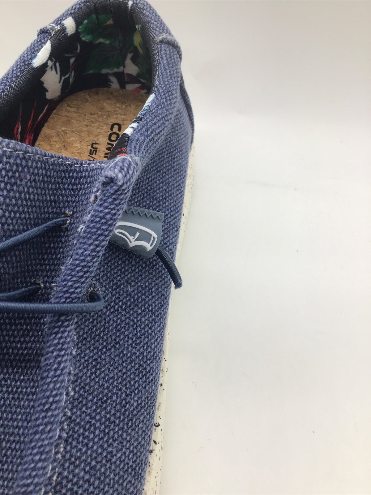 Women’s Blue Casual Canvas Slip On, Air Mesh Comfortable Loafers Sz. 11M