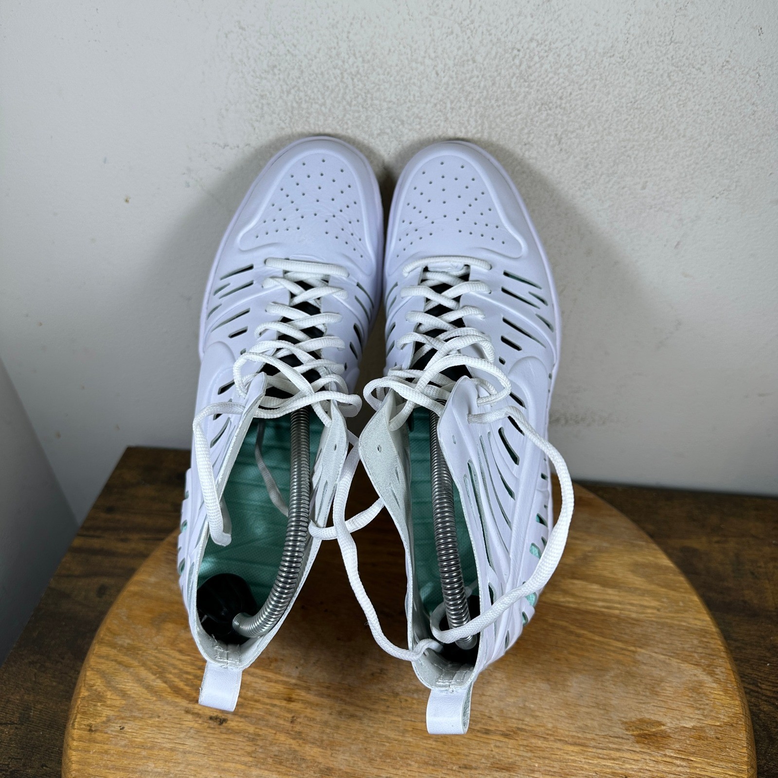 Nike Dunk Sky Hi Joli White Leather Hidden Wedge 644411-100 Womens 11