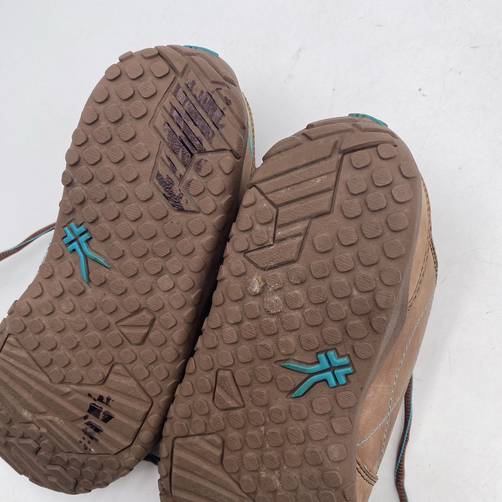 KURU Chicane Womens Hiking Walking Leather Shoes Size 6 Brown Leather Trail