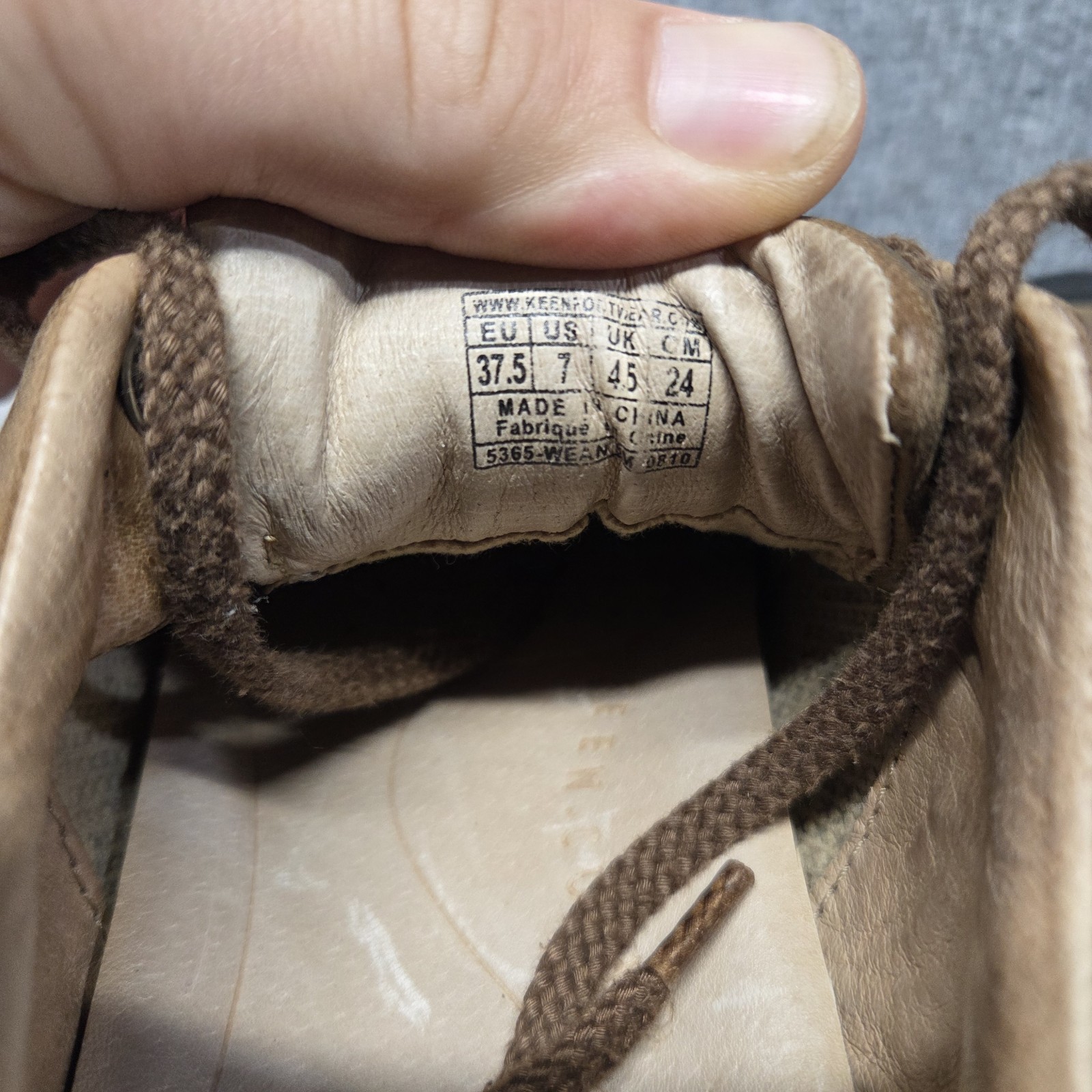 Keen Presidio Shoes Women’s 7 Brown Leather Comfort Walking Hiking Sneakers