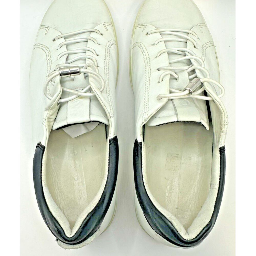 ECCO Women Sneakers Yak Leather Walking Comfort Sneakers Shoes 10-10.5 EU41