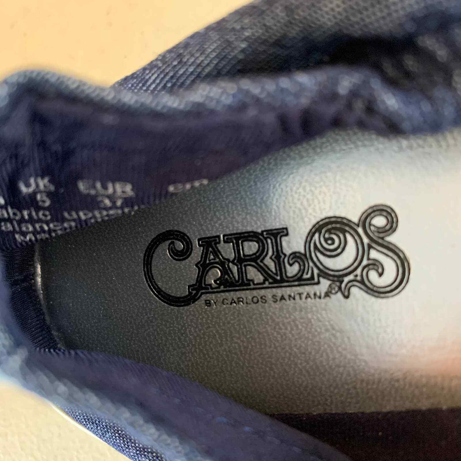 Carlos by Carlos Santana Malina Denim Fabric Slip-on Flats Women’s US 7 M