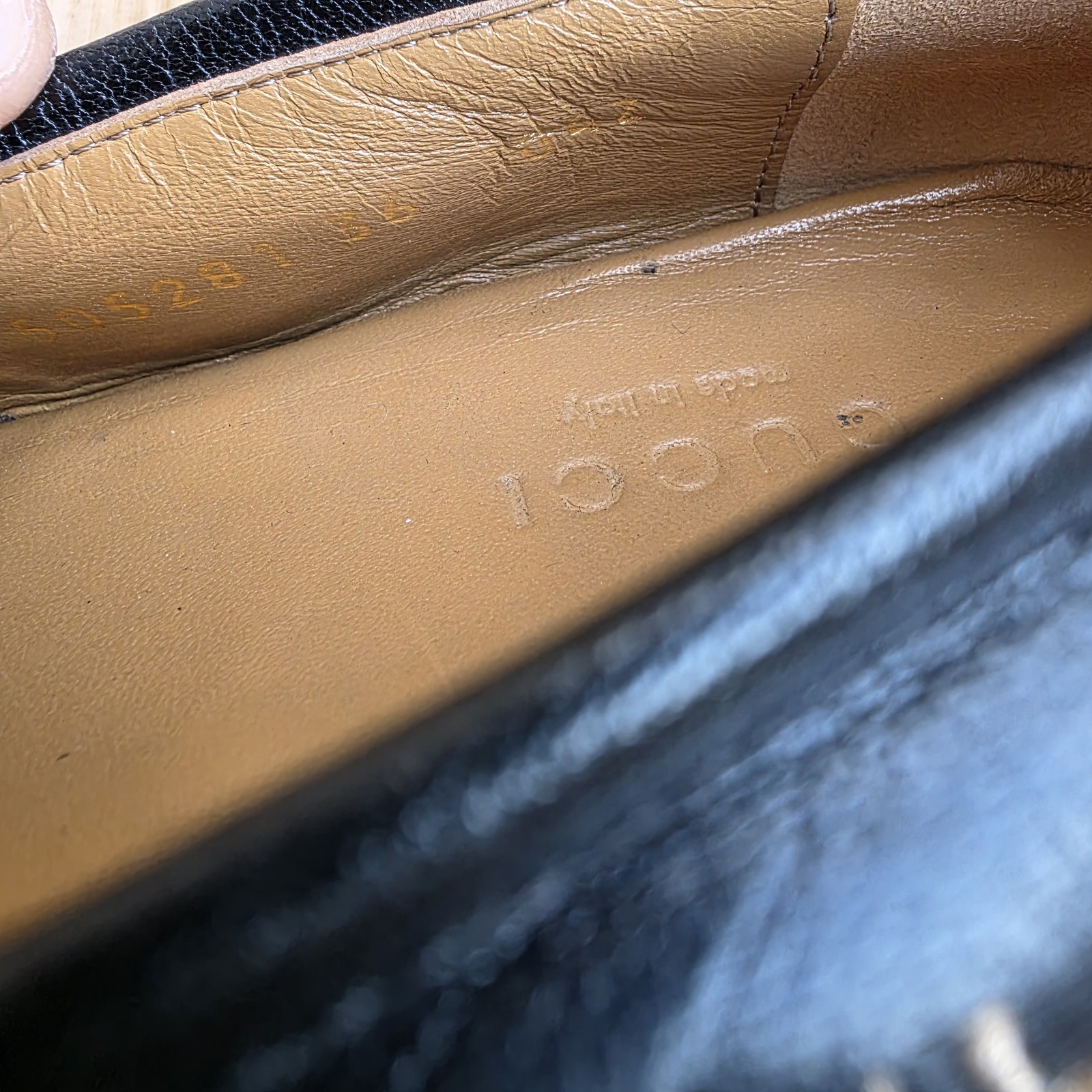 GUCCI HORSEBIT BEE JORDAAN LEATHER LOAFERS SIZE 36 EU, 5.5 US, 3 UK