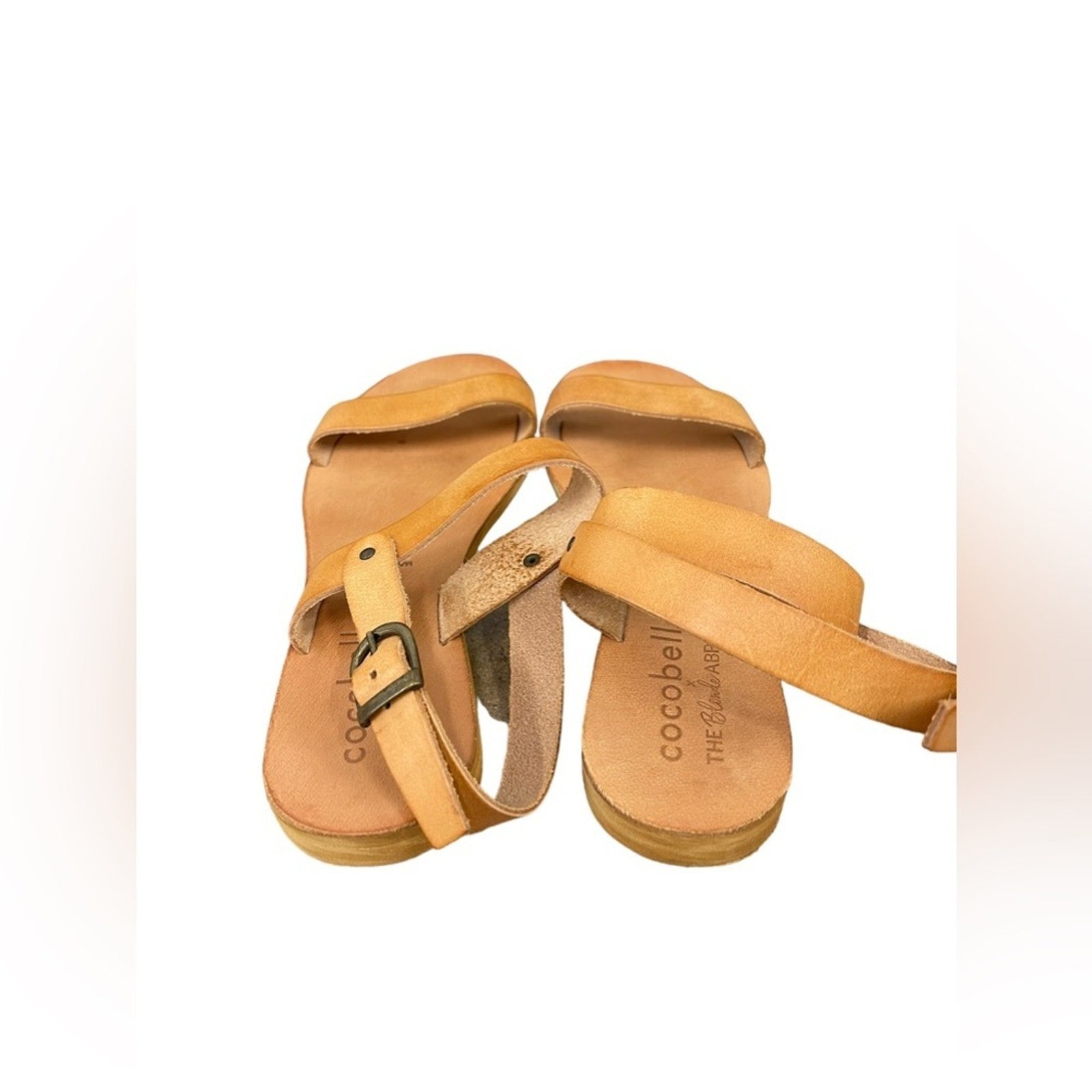Cocobelle Natural The Kiki Sandal By X The Blonde Abroad Sz 8.5