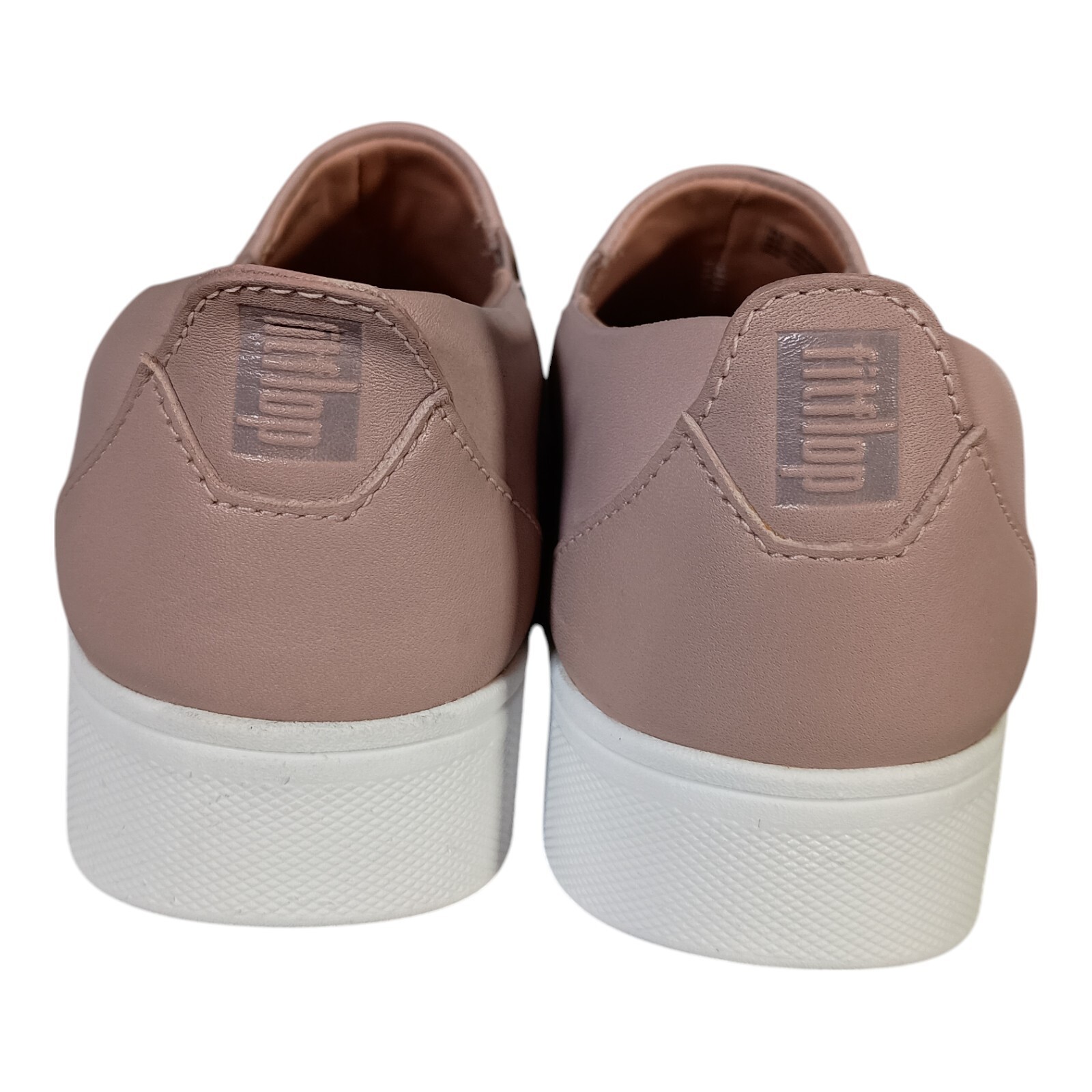 Fitflop Shoes 5 Womens Beige Sania Skates Leather Sneaker Flat Closed Toe Low