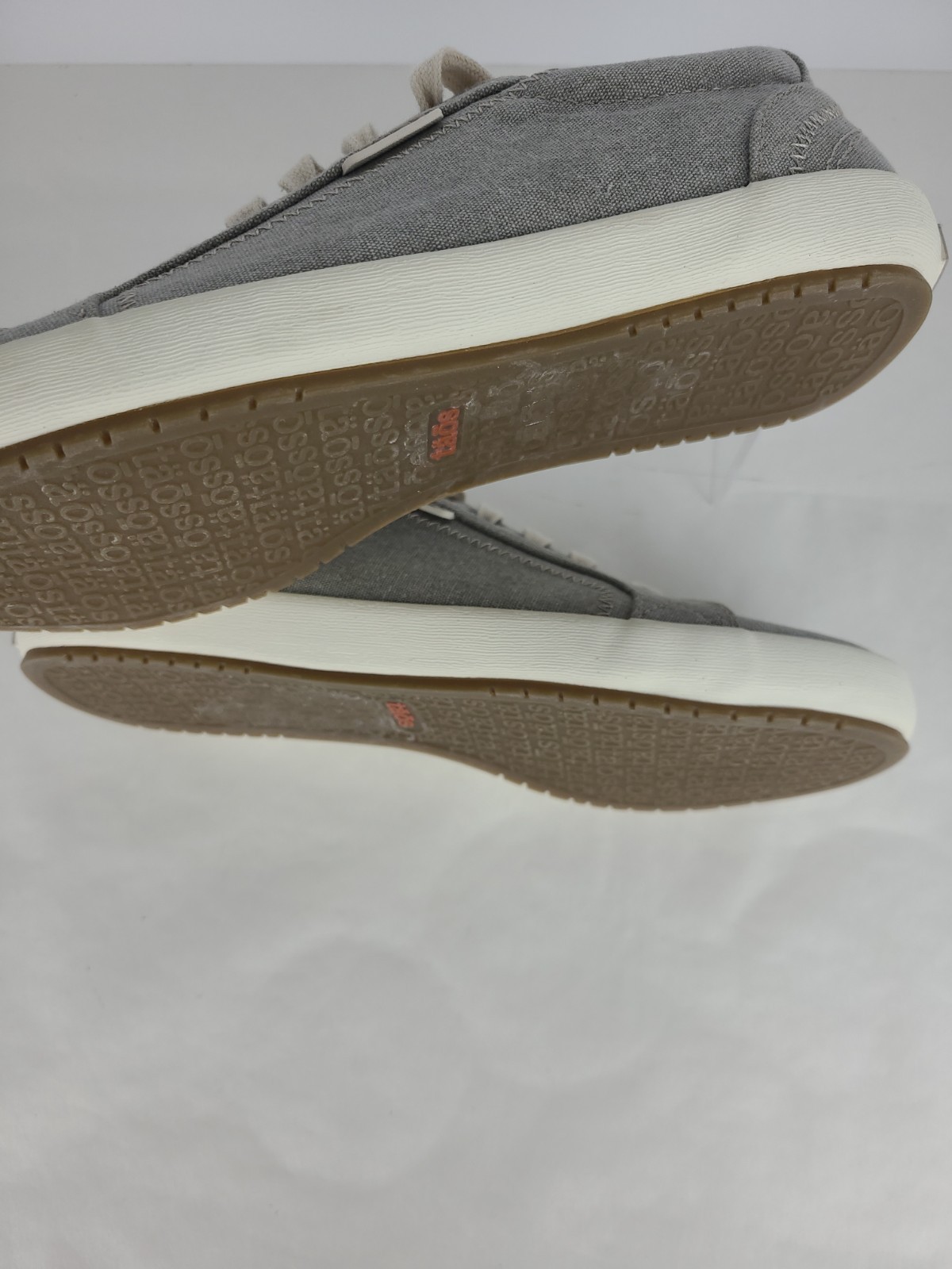 TAOS Women’s Star Lace Up Sneakers Size 7 Womens Grey Washed Canvas Low Top NWOB