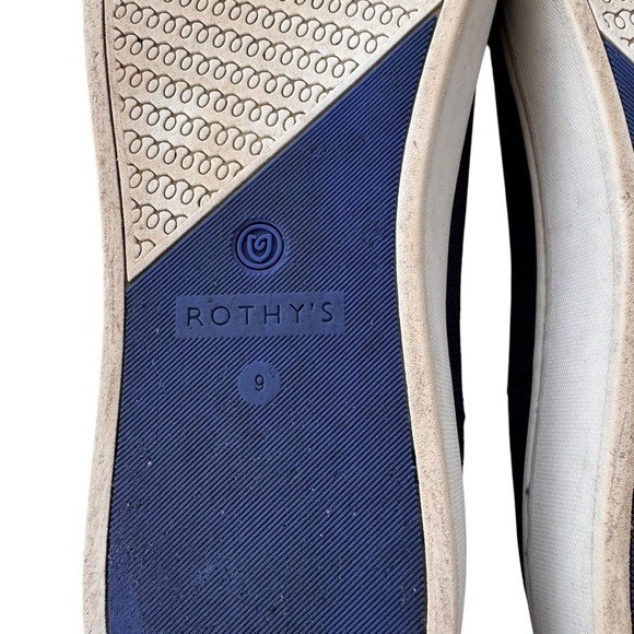 Rothy’s The Original Slip On Women’s Sneakers Navy Size 9