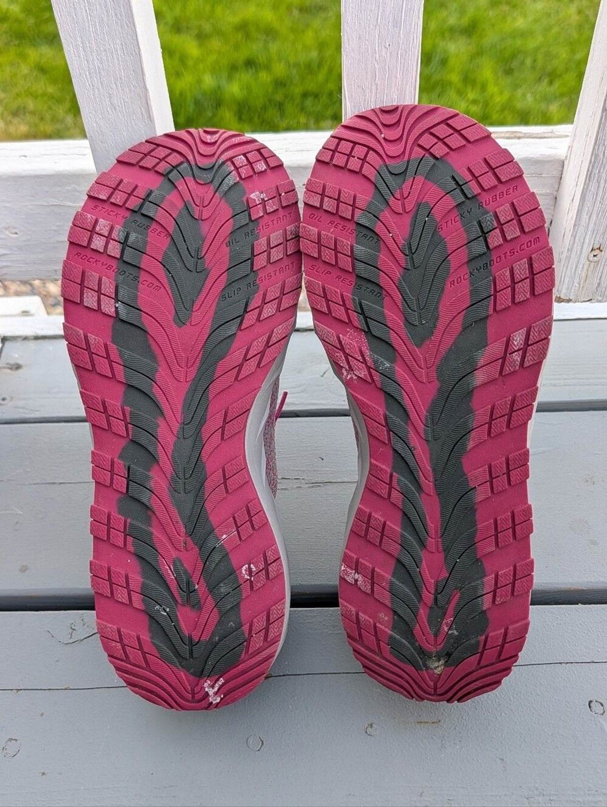 Rocky Safety Toe Work knit Women’s Composite Sneaker Woman’s Sz 10 M