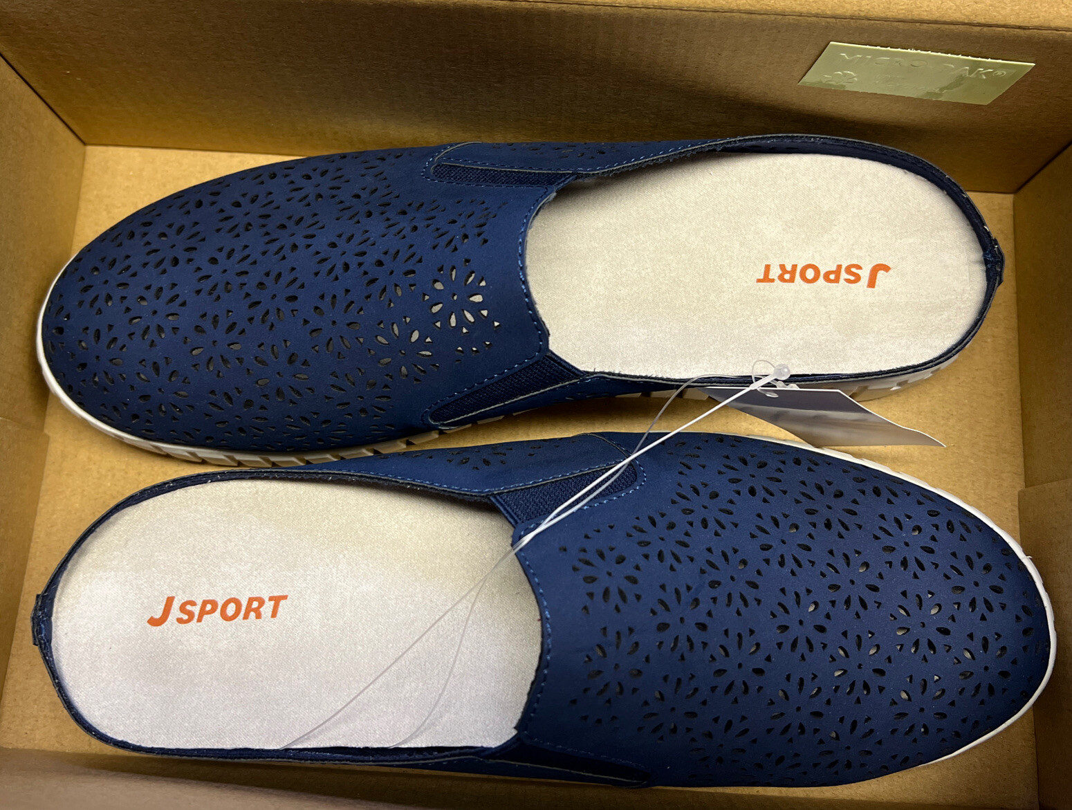 JSPORT by Jambu FLORAL MULE Navy Slip On Loafers Women’s Shoes – Size: 9M – NIB