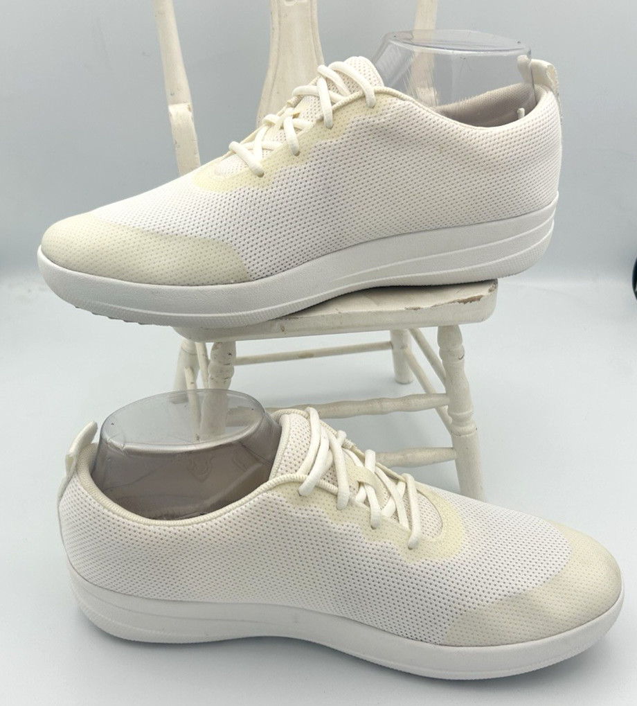 FITFLOP F-Sporty Ombre Urban White Comfort Sneaker SN Q10-194 Women’s Size 9