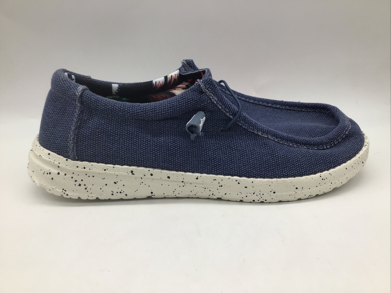 Women’s Blue Casual Canvas Slip On, Air Mesh Comfortable Loafers Sz. 11M