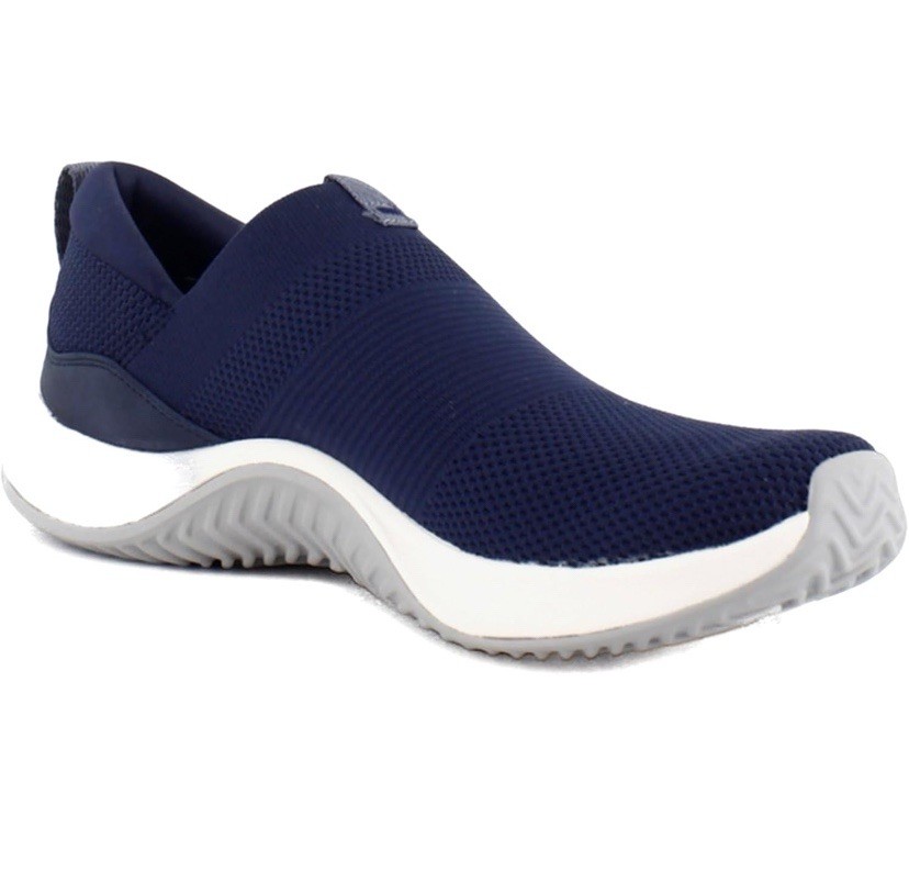 Ryka Encore Knit Sneakers Shoes ￼Womens comfort walking Slip-on Academy Blue 5 M