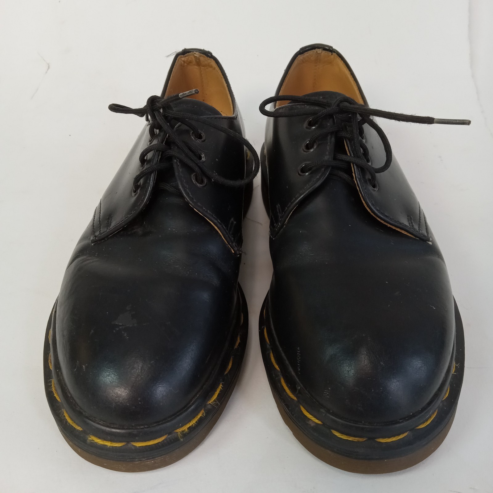Dr Martens Size 4 US Woman 2 UK Made in England Black Shoes C2 DM22085 Leather