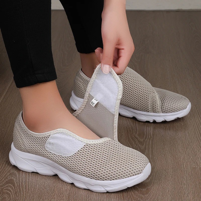 Orthopedic Diabetic Shoes Wide Fit Adjustable Soft Comfort Walking Shoes