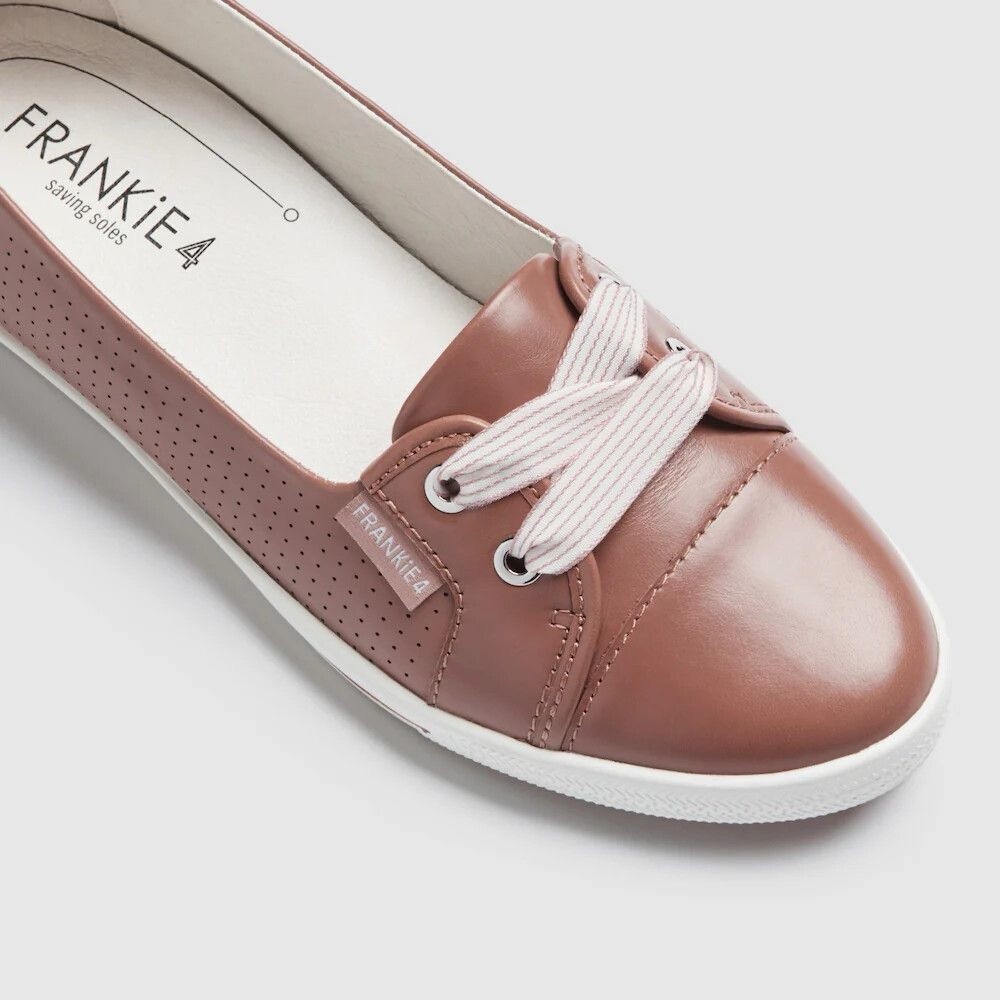 FRANKIE4 Frankie 4 Hannah II Dusty Rose Leather Shoes Sneakers Flats Size 7