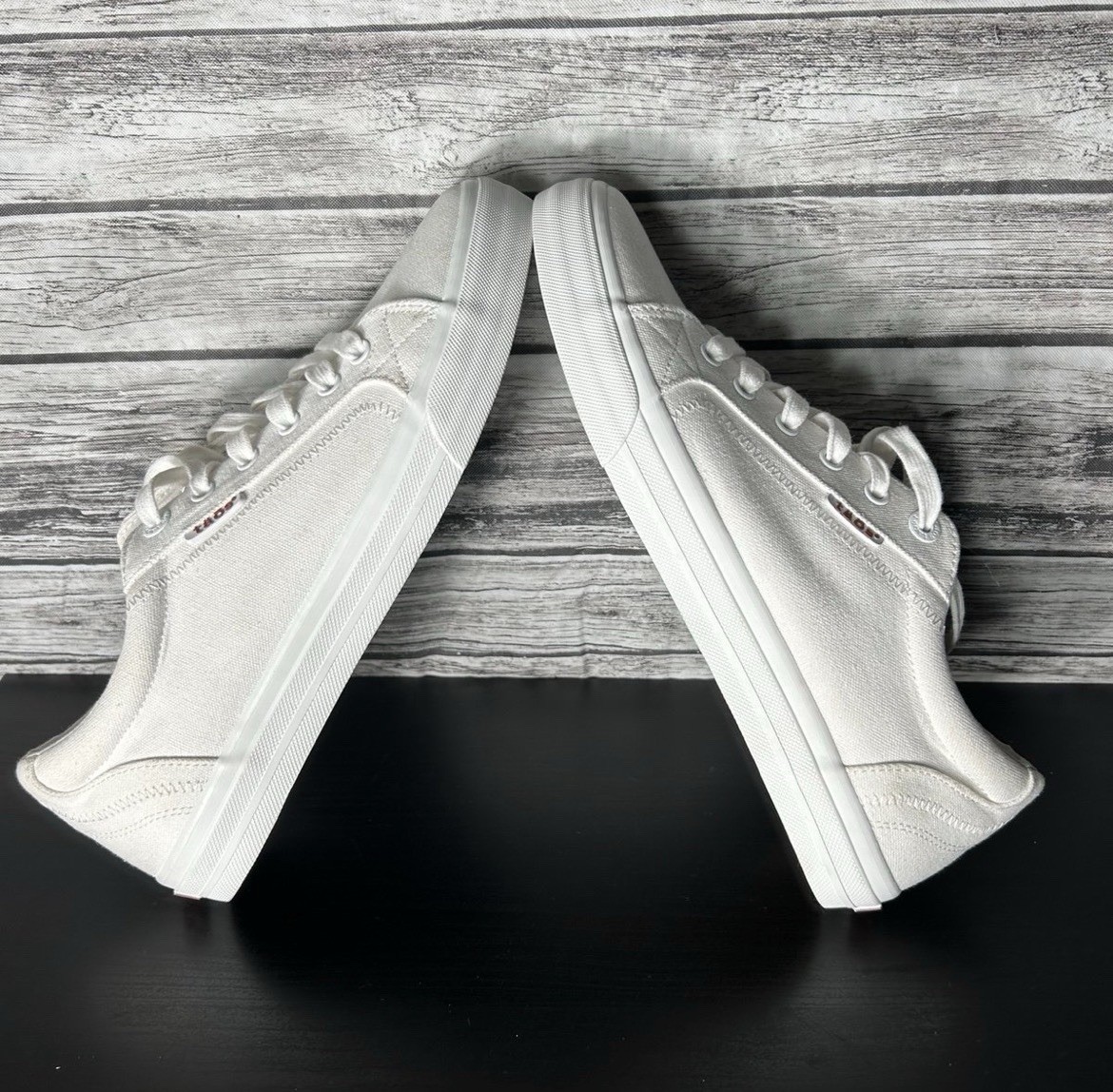 Taos Footwear Z1740* Women’s White Canvas Plim Soul Casual Sneaker Size 11 M