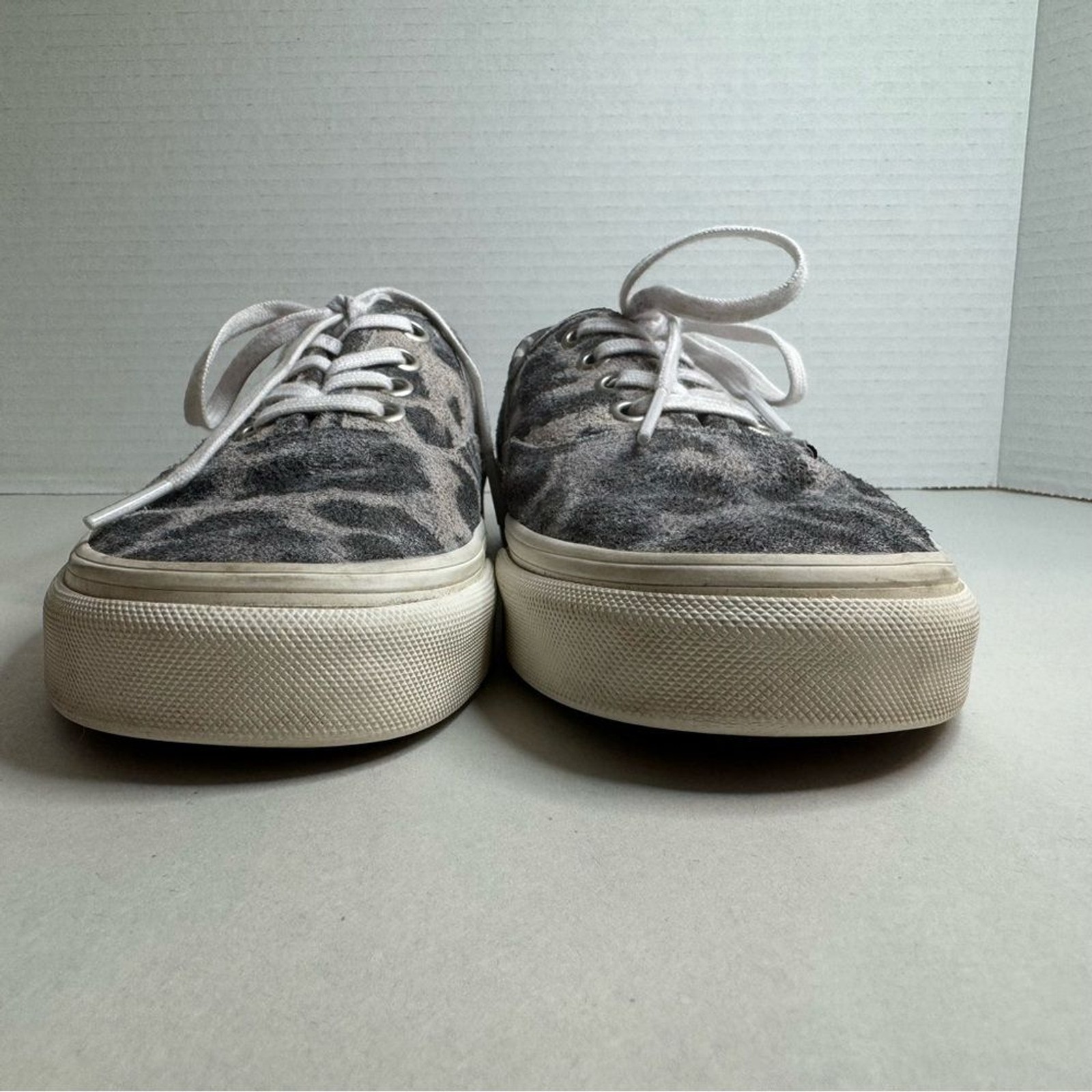 Vans Old Skool Hairy Suede Leopard/Marshmallow Sneakers Low-Top Shoes W/6.5 M/5