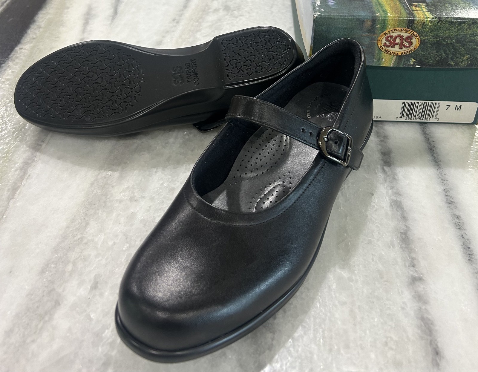 SAS Maria Black 7 Medium Women’s Shoes Brand New In Box Save Big