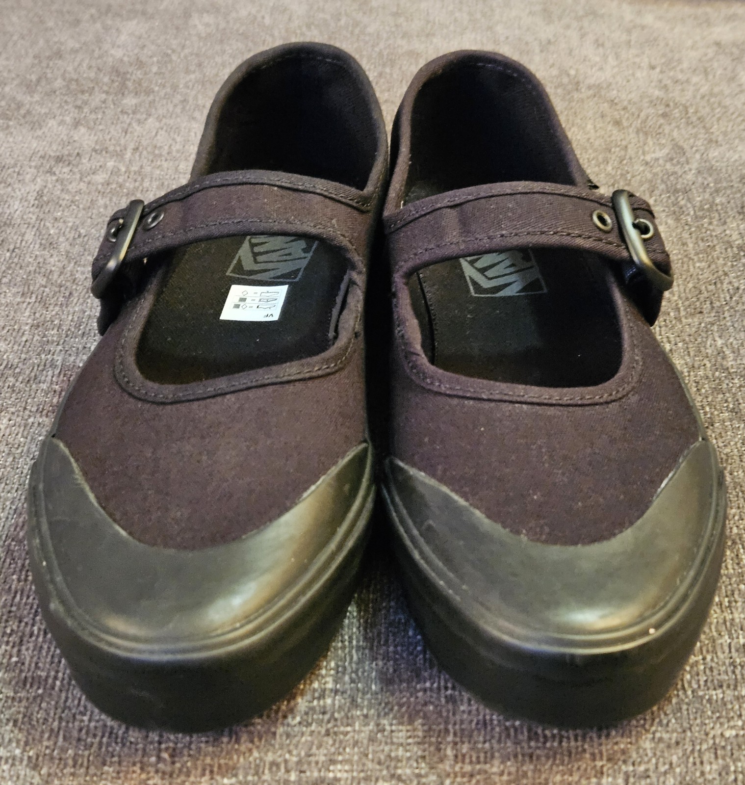 ​Vans Mary Jane Black Canvas Shoes Women’s 8 Men’s 6.5 VN000CRR6BT Triple Black
