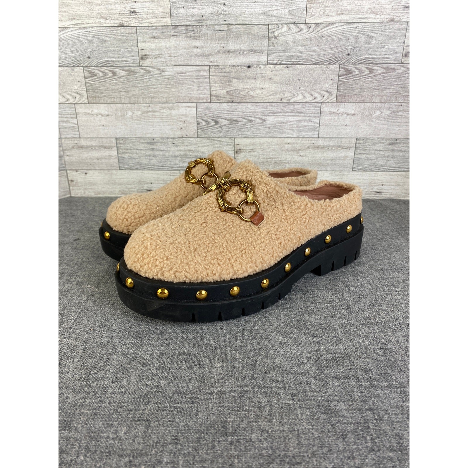 CIRCUS NY by EDELMAN ANNIE Mule Dark Blonde Clogs Size 10