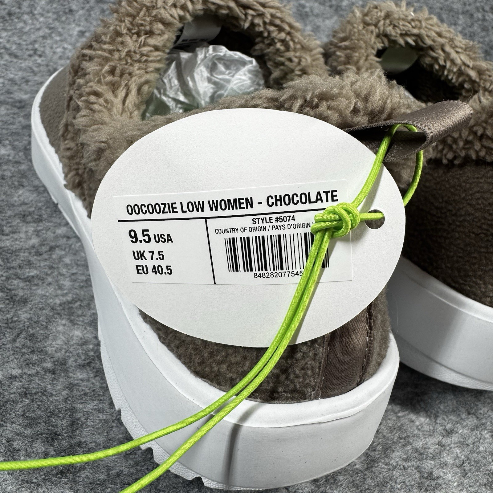 Oofos OOCOOZIE LOW CHOCOLATE Women’s NEW Recovery Shoe Brown Multiple Sizes