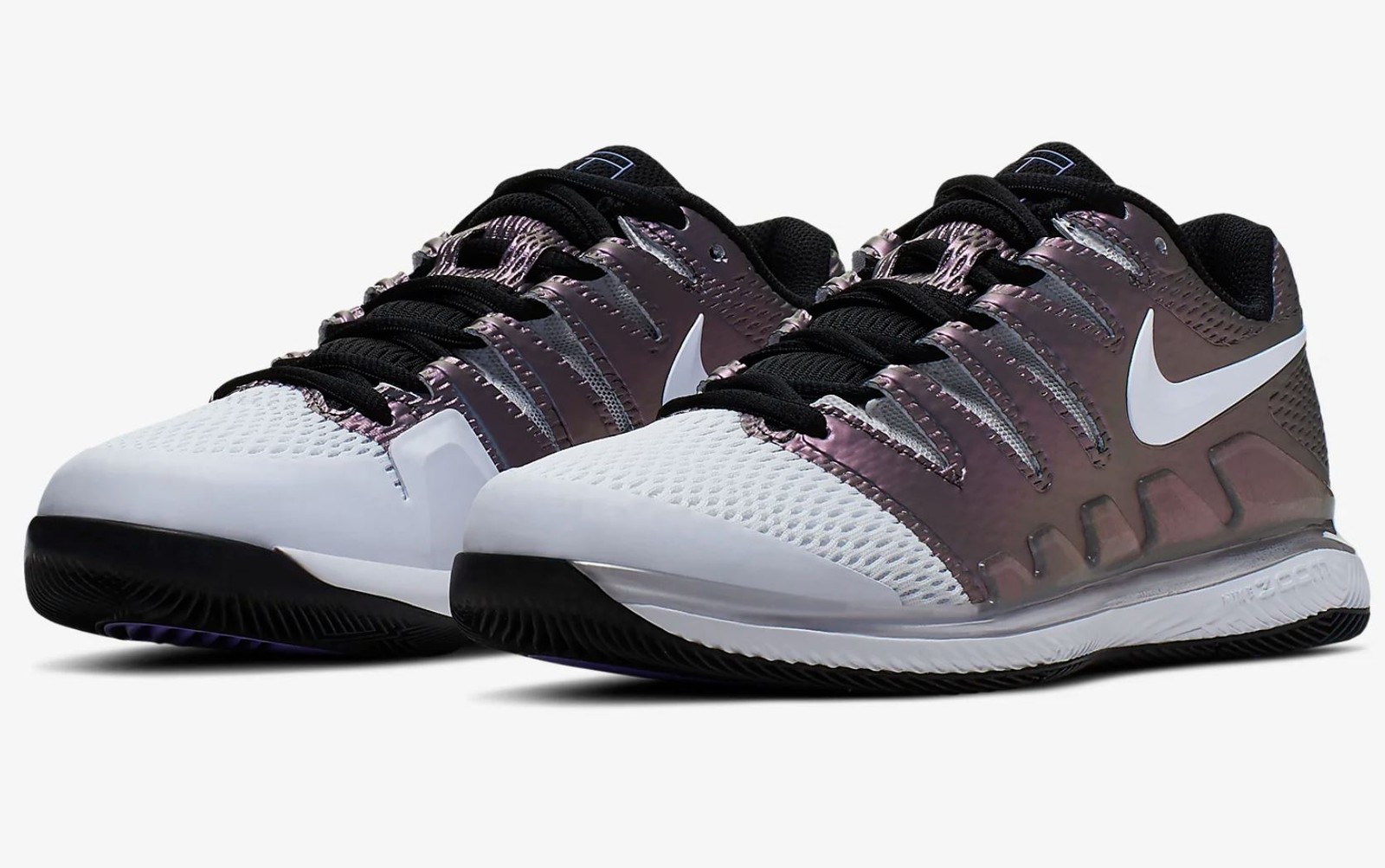 WOMENS NIKE AIR ZOOM VAPOR X HC (MULTI-COLOR/WHITE-BLACK-PSYCHIC PURPLE)