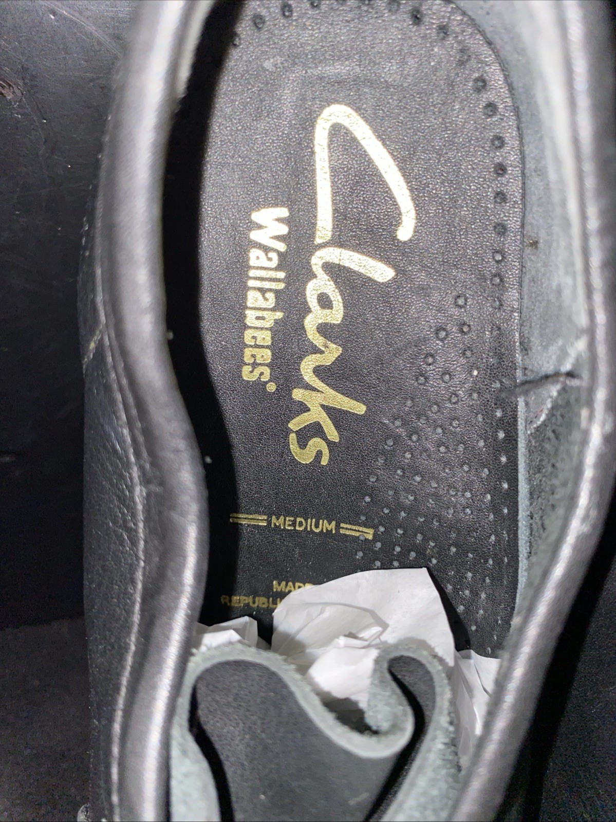 vtg clarks wallabees womens size 10 0 10 57 32241 ireland leather gum sole