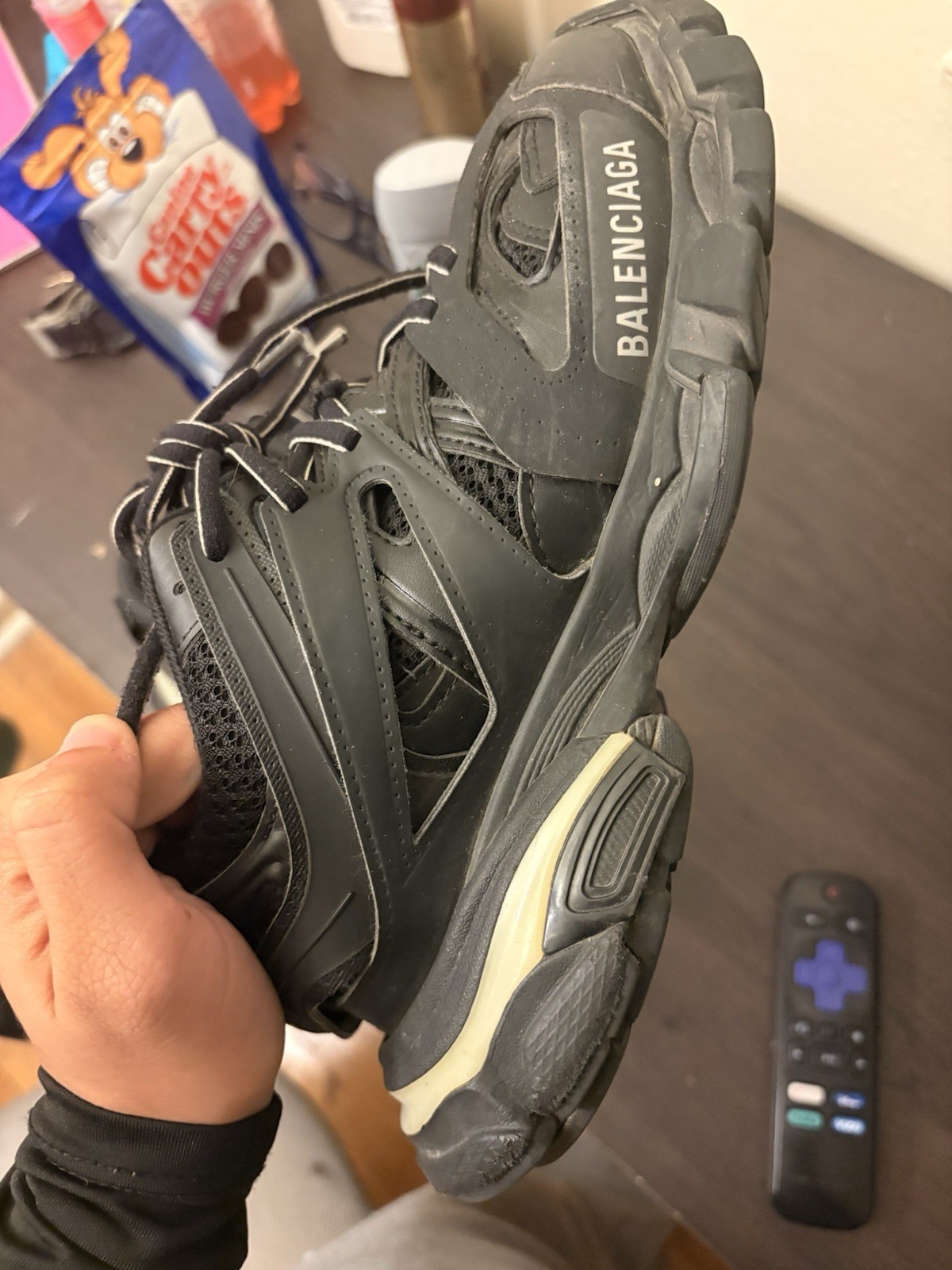 Balenciaga Led Track Runners (Black) Size 37