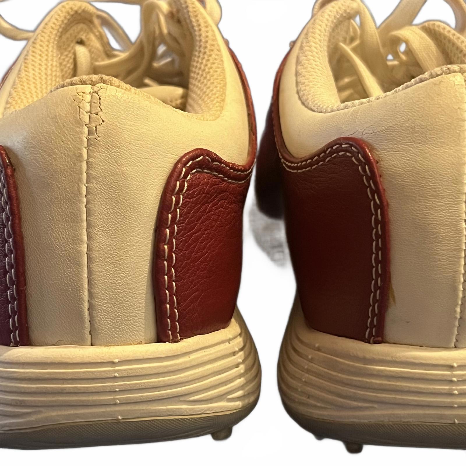 Stylish Red and Cream Golf Shoes – Size 6.5 M (USA)