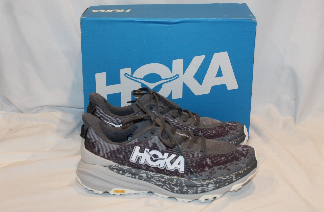 Hoka One Women’s Speedgoat 6 Running Sneakers STLG STELLAR GRAY NEW 9.5