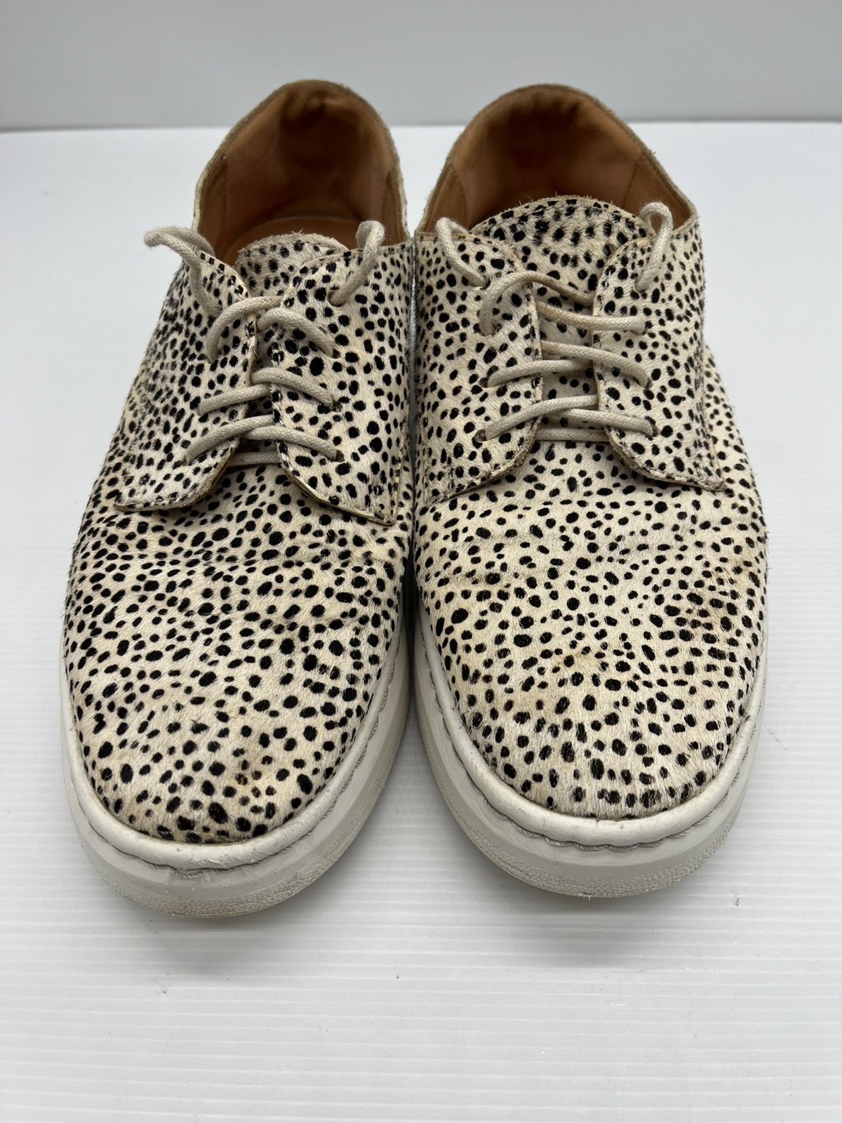 Rollie Shoes EUR 39 US 8 Womens Derby City Pony Hair Leather Sneakers