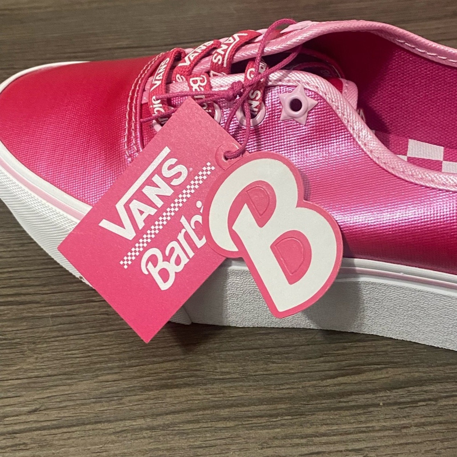 NIB Barbie x Vans Authentic Pink Stackform Shoe Size 6